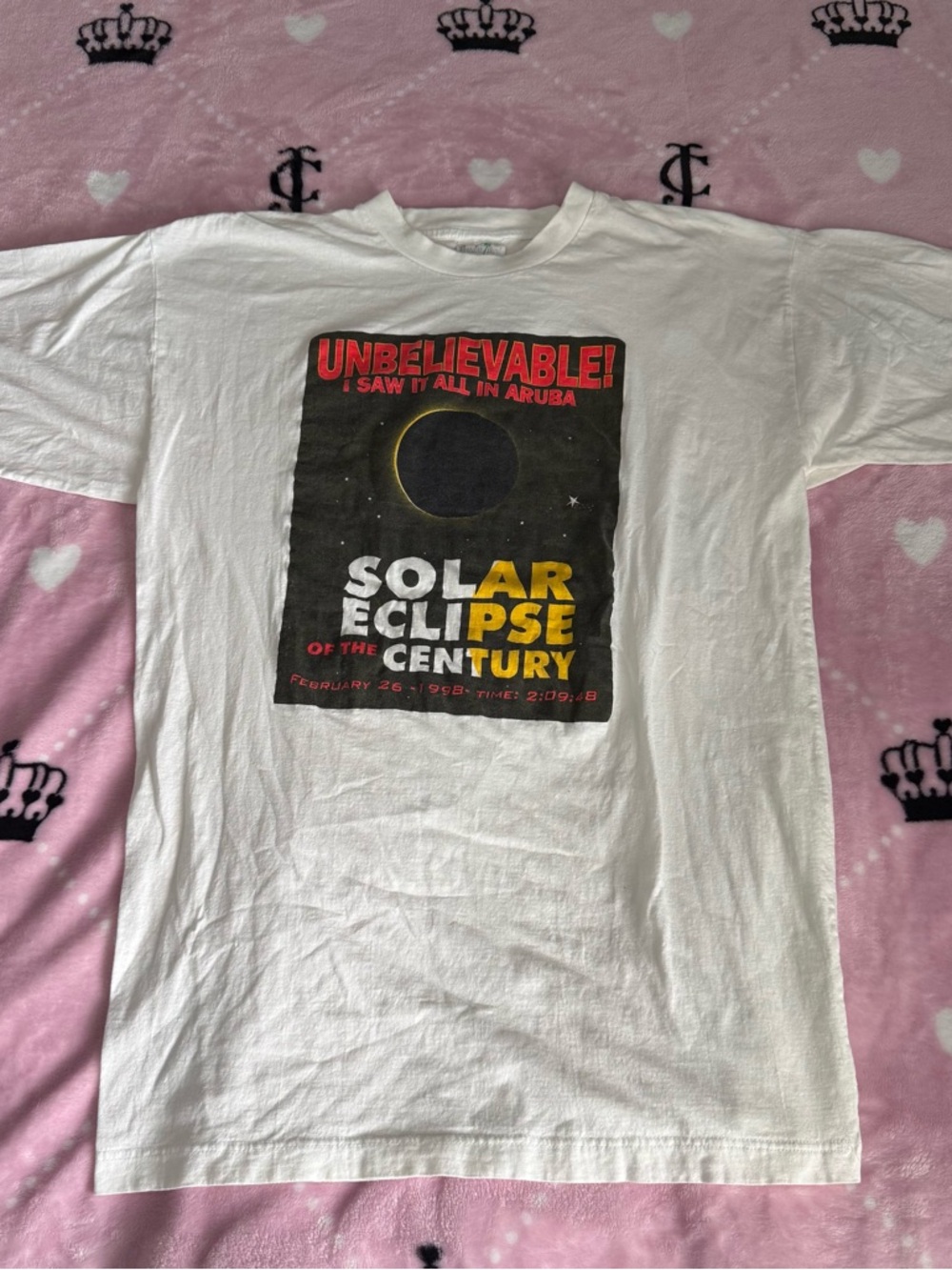 1998 Solar Eclipse Aruba Tee